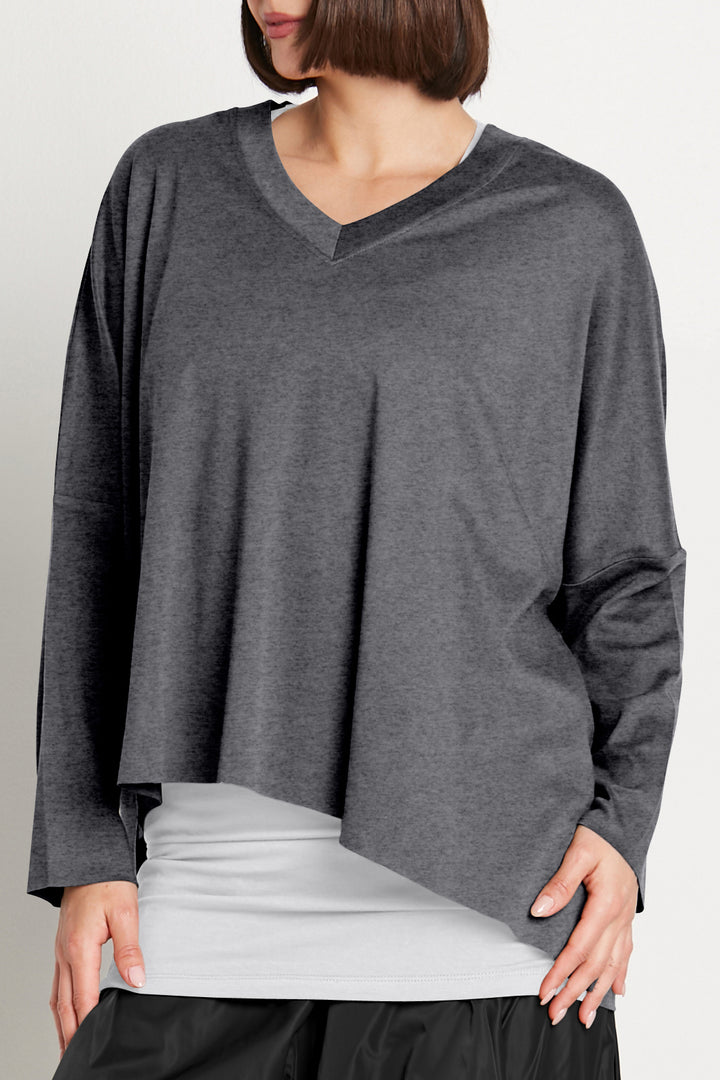 Pima Cotton V Neck Tee