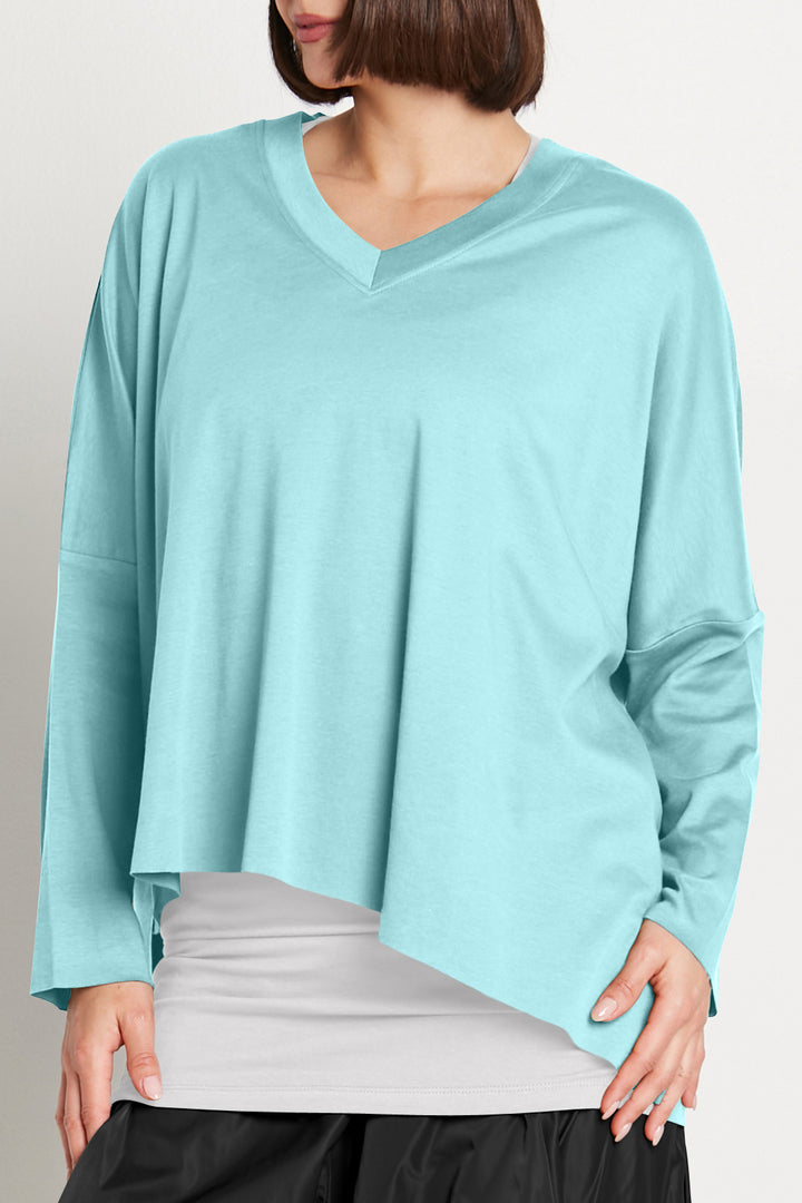 Pima Cotton V Neck Tee