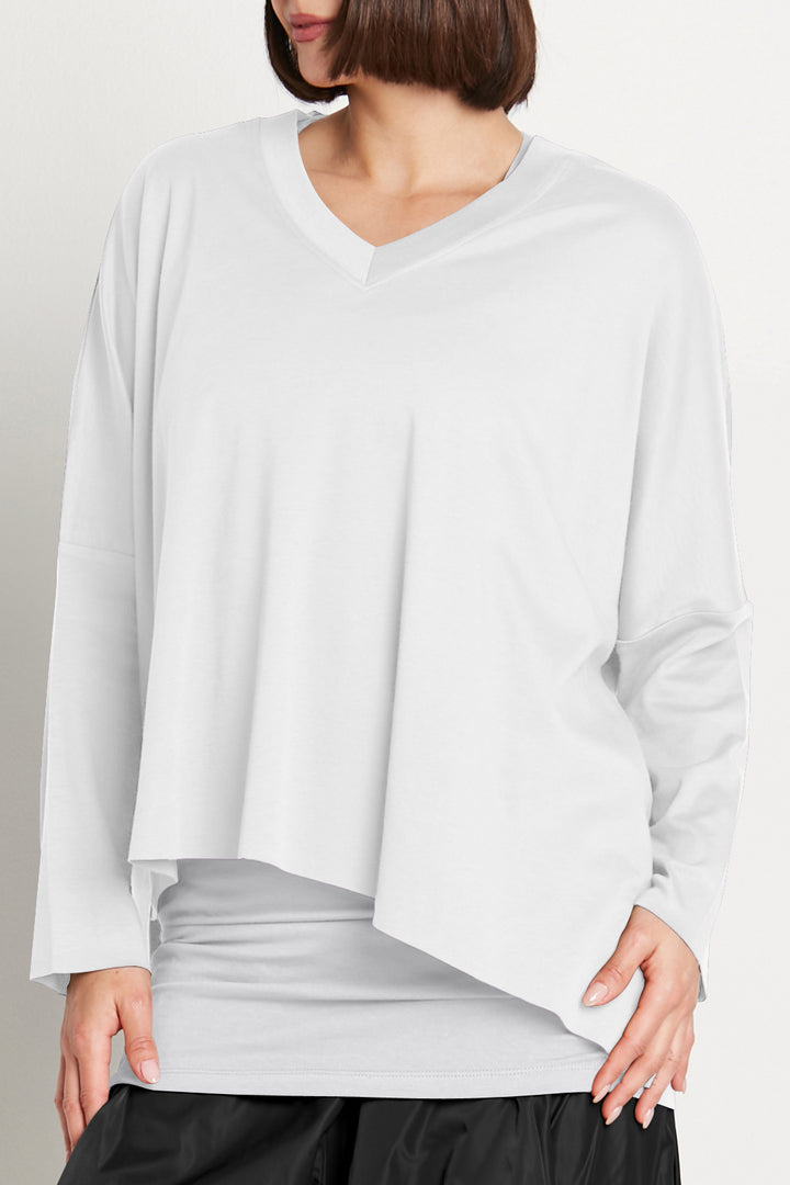 Pima Cotton V Neck Tee