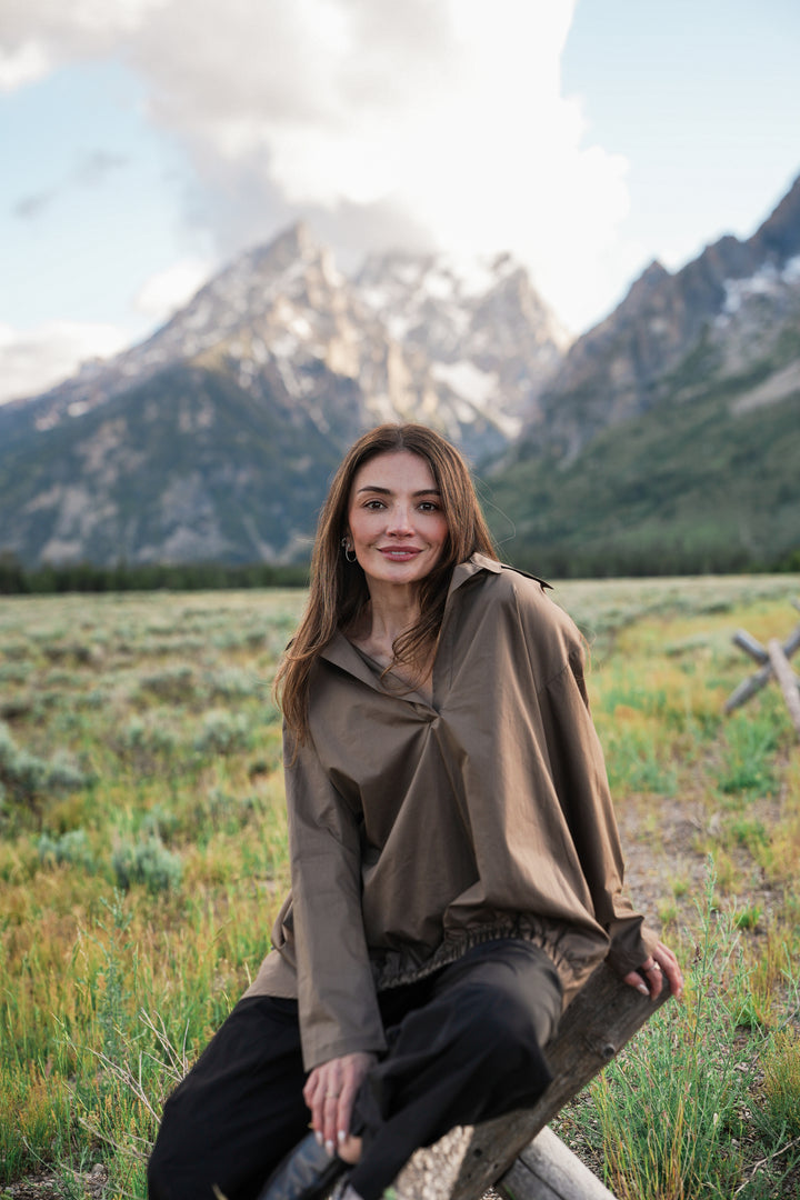 Cotton Parachute Shirt - Turtle