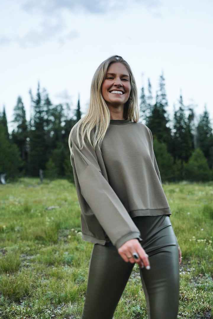Scuba Boxy Tee - Turtle