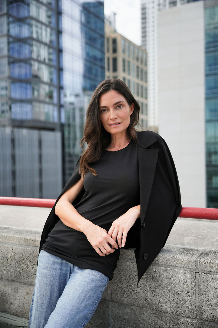 Scuba Boyfriend Blazer - Black