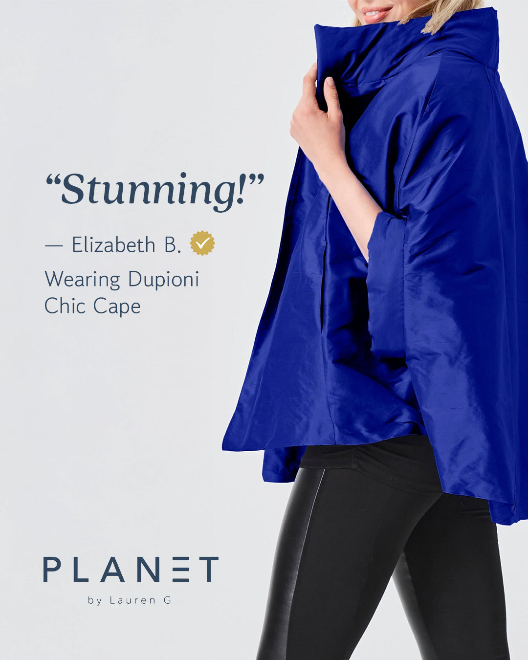 Dupioni Chic Cape - Red