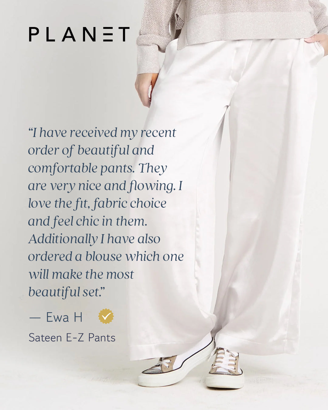 Sateen E-Z Pants - Mint