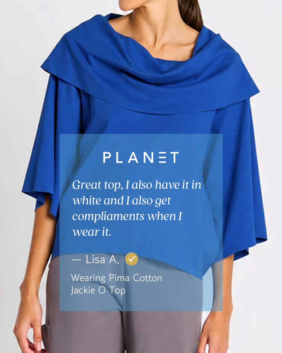 Pima Cotton Jackie O Top - Chili