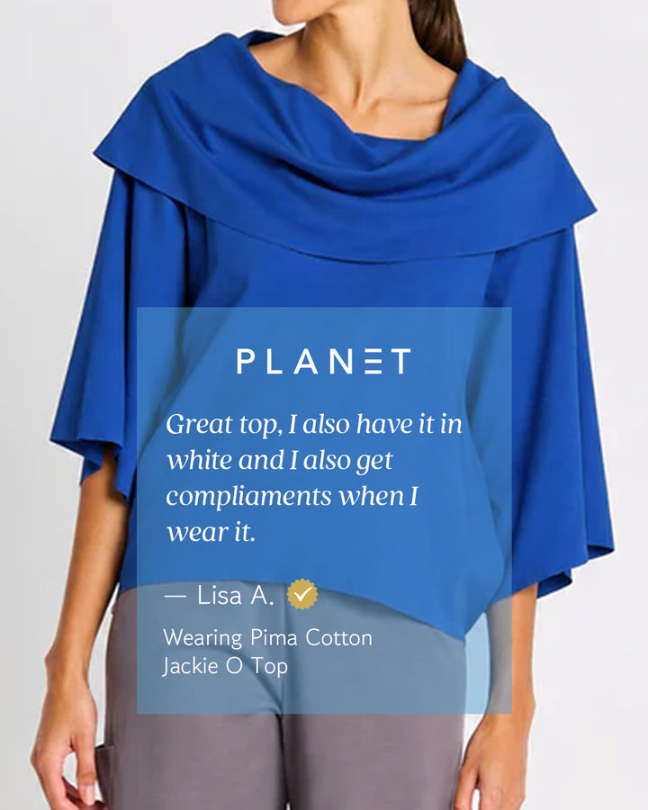 Pima Cotton Jackie O Top - Chili