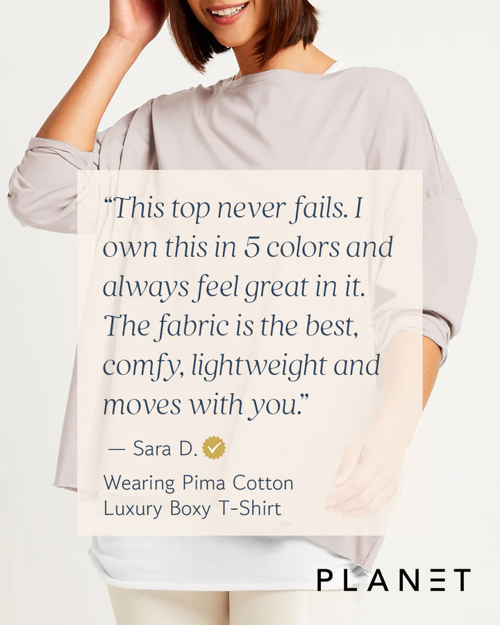 Pima Cotton Luxury Boxy T-Shirt - Chartreuse