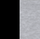 Pima Cotton 1/2 Whipped Crewneck Sweater - Black/Heather