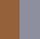 Pima Cotton 1/2 Whipped Crewneck Sweater - Chestnut/Lava