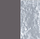 Pima Cotton Metallic Mini Seed Stitch - Lava/Silver