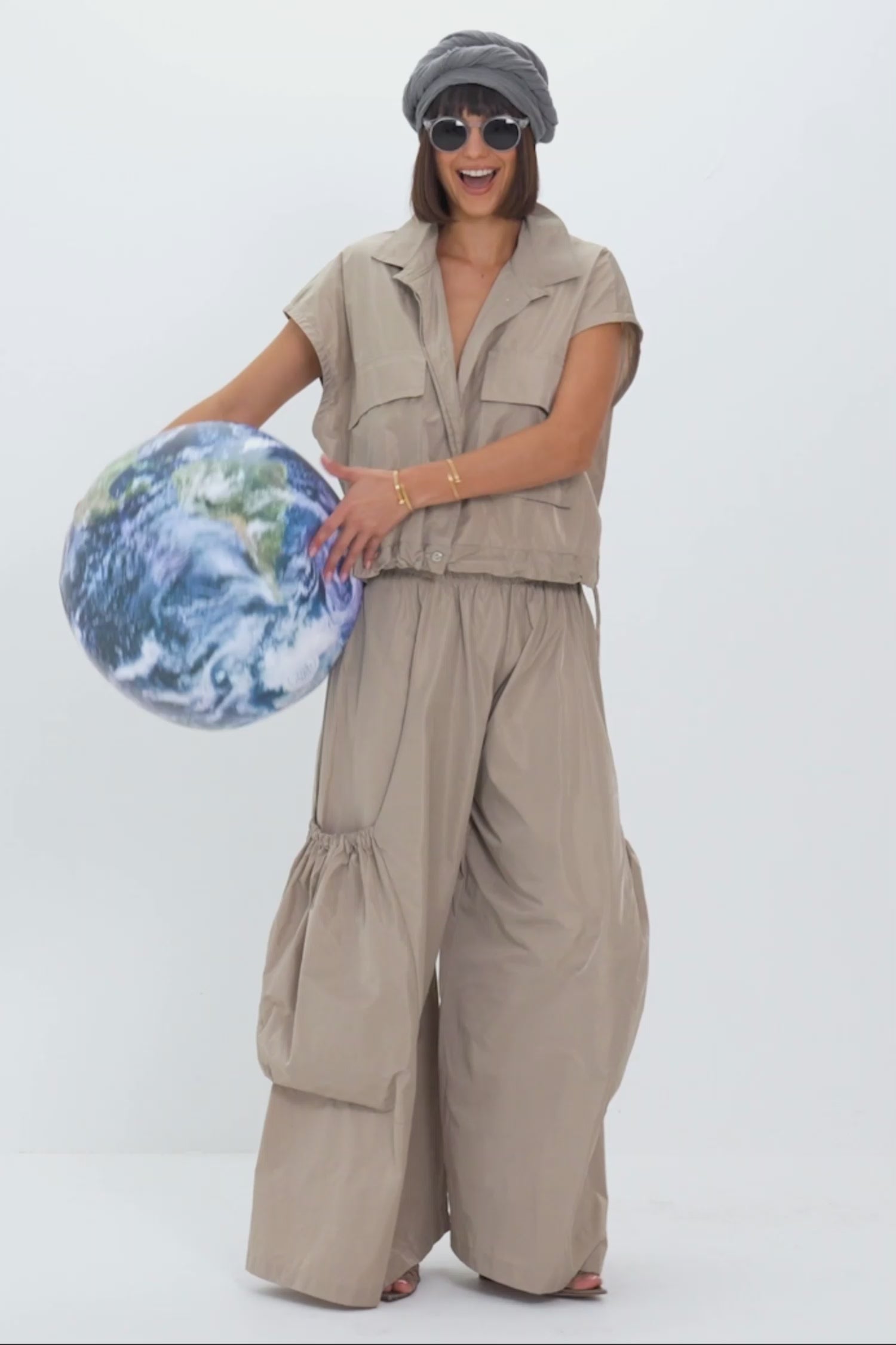 Nylon Big Pocket Pants – PLANET by Lauren G