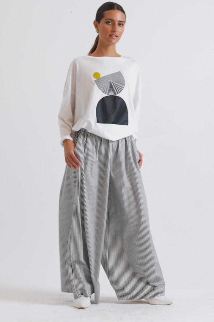 Pima Cotton Balance Luxury Boxy T-Shirt - As Shown