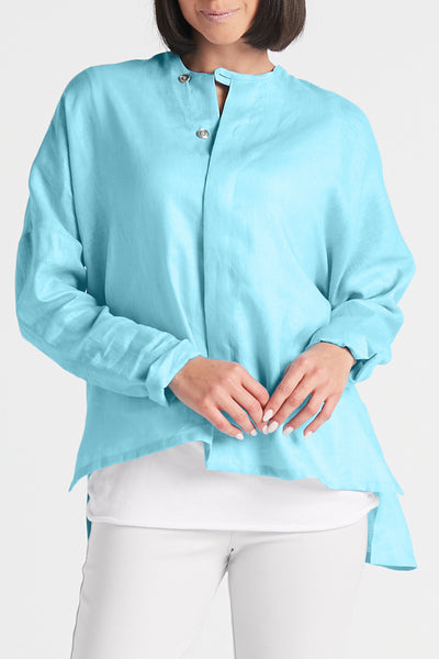 Handkerchief Linen Geisha Top