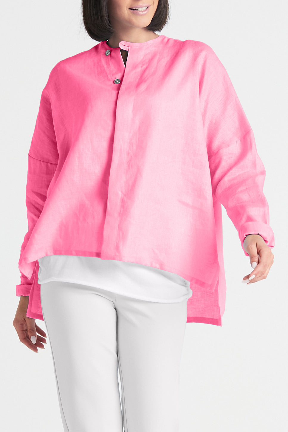 Handkerchief Linen Geisha Top