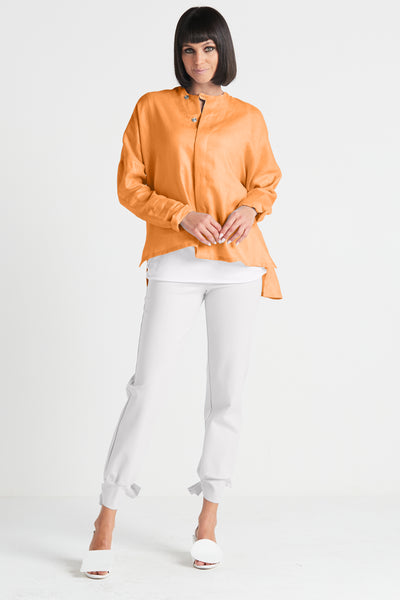 Handkerchief Linen Geisha Top