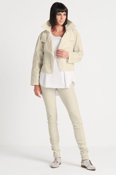 Nylon Triple Collar Jacket