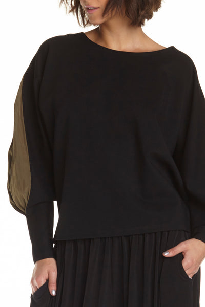 Scuba Drama Sleeve Top