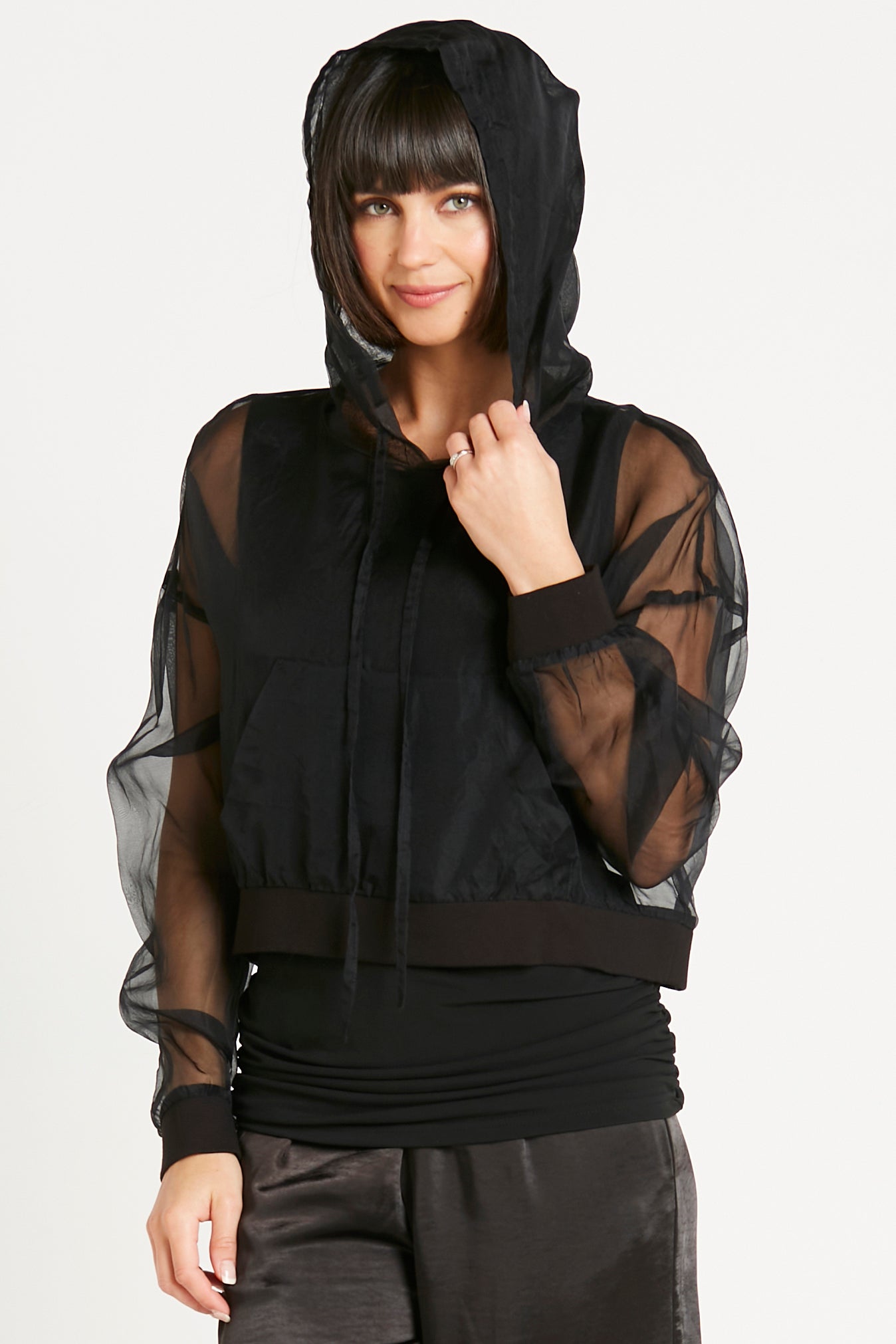Organza Hip Hoodie
