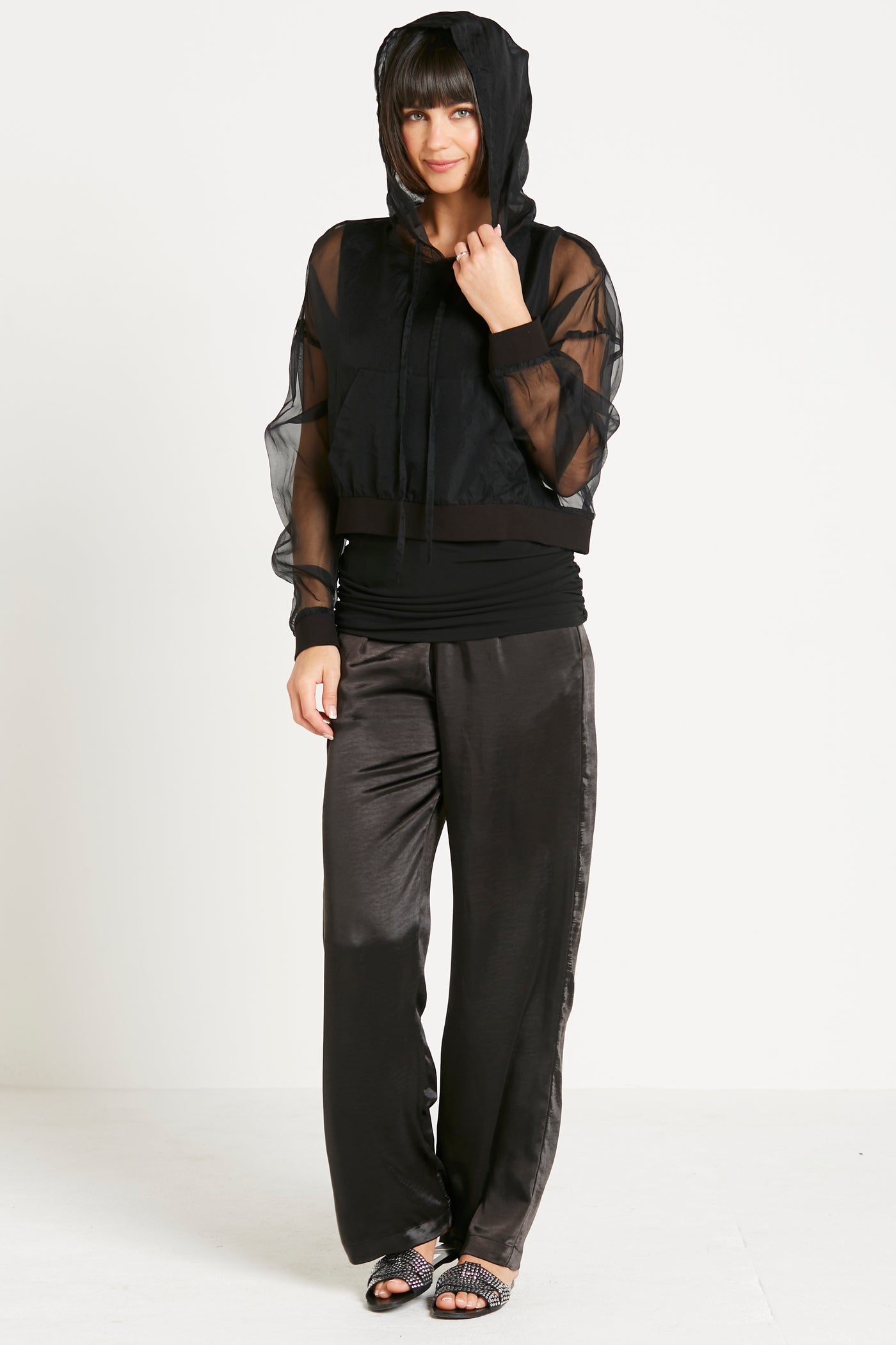 Organza Hip Hoodie