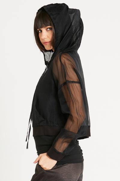 Organza Hip Hoodie