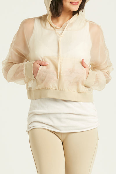 Organza Hip Hoodie