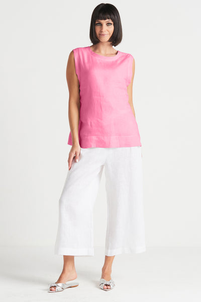 Handkerchief Linen Reversible Tank Top