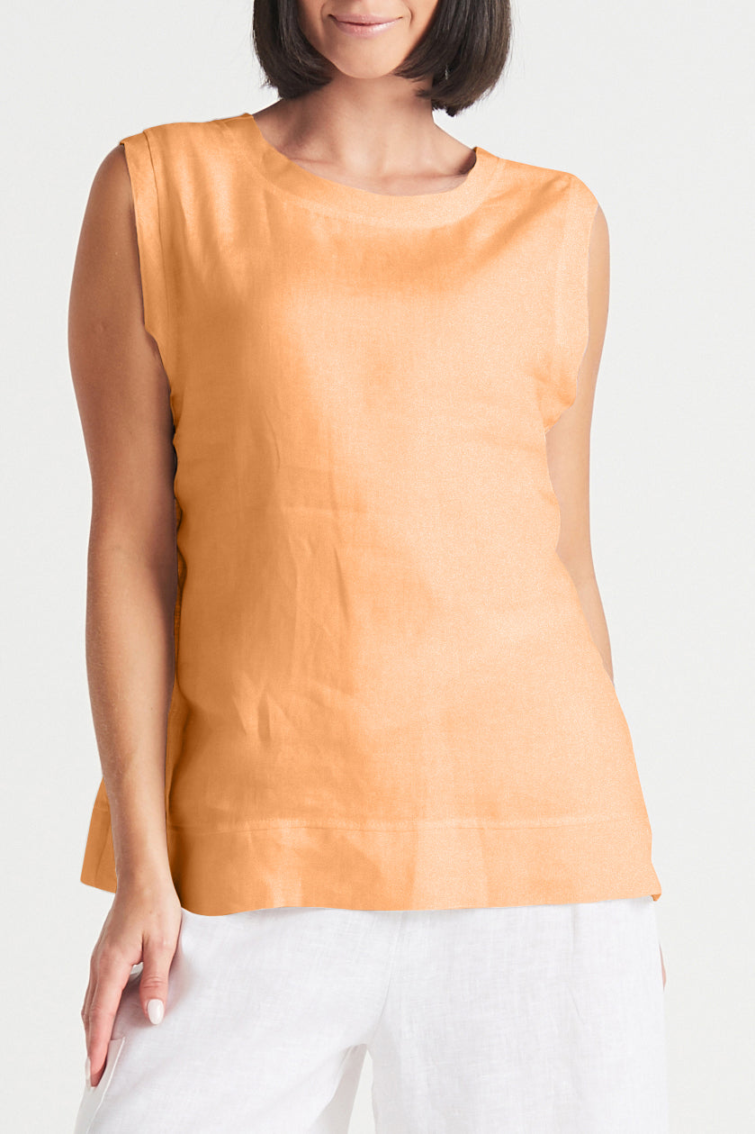 Handkerchief Linen Reversible Tank Top