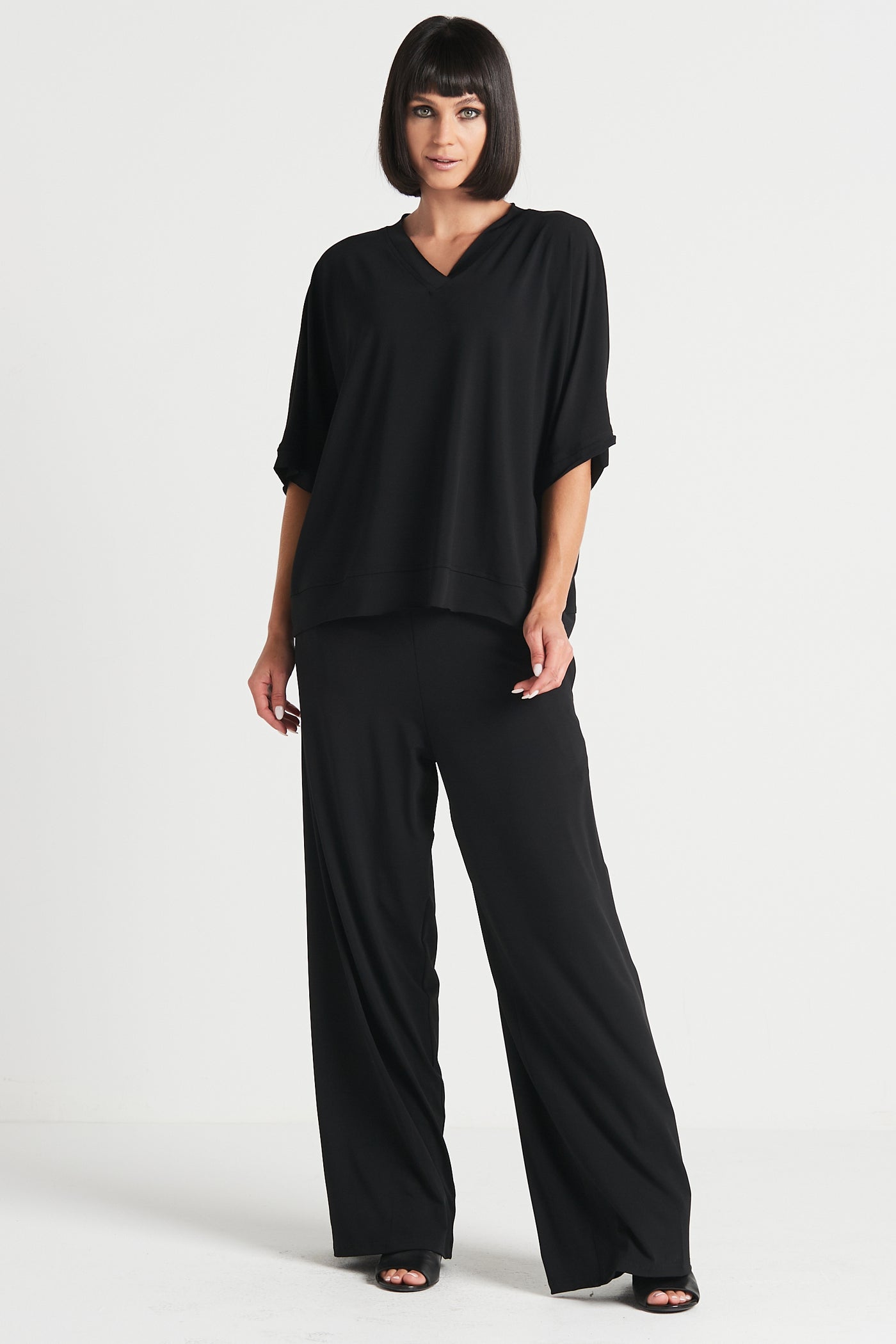 Matte Jersey V Top