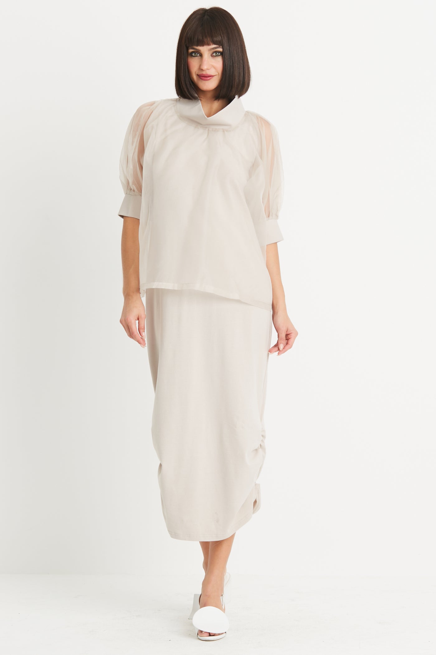 Organza Flowy Top
