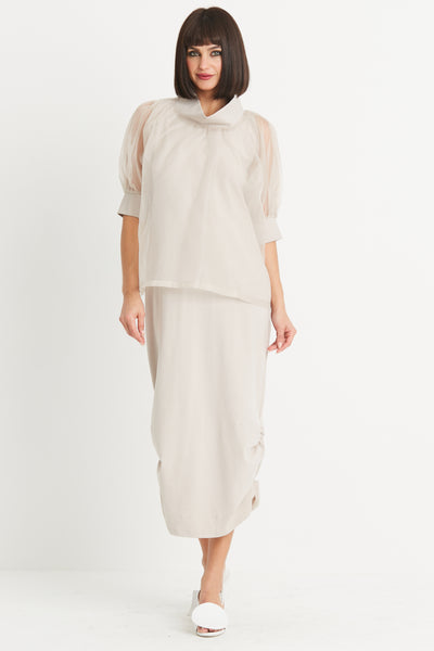 Organza Flowy Top