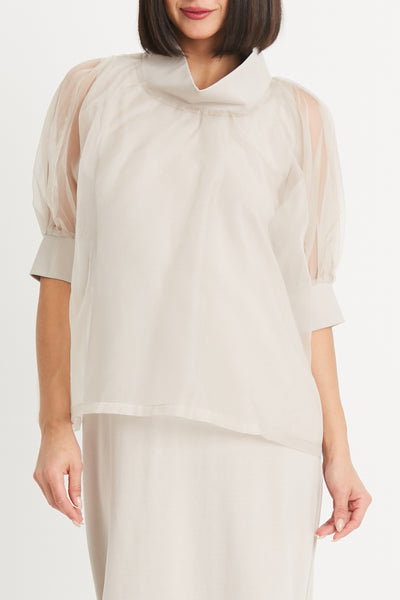 Organza Flowy Top