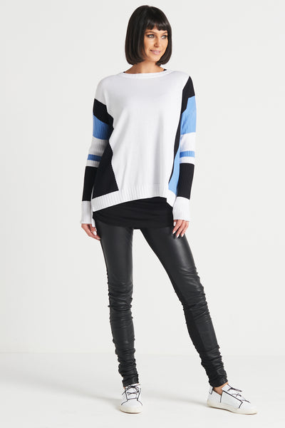 Pima Cotton Cozy Rib Crewneck Sweater