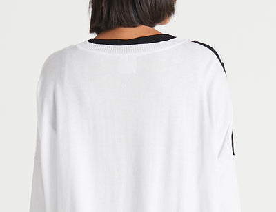 Pima Cotton Keyboard Crewneck Sweater
