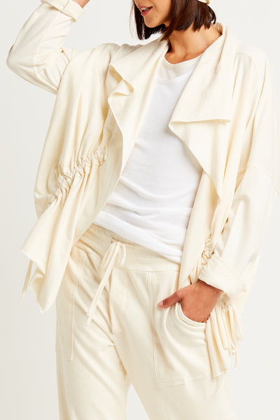 French Terry Drawstring Jacket