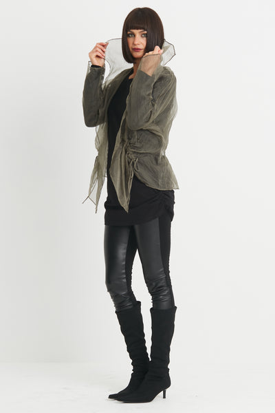 Organza Drawstring Jacket