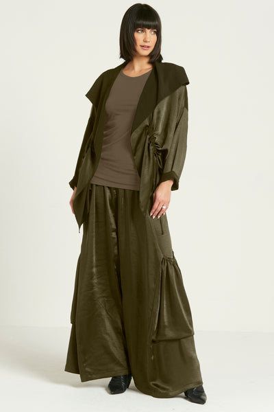 Sateen Drawstring Jacket