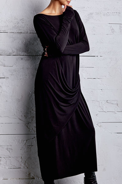 Matte Jersey Wrap Dress