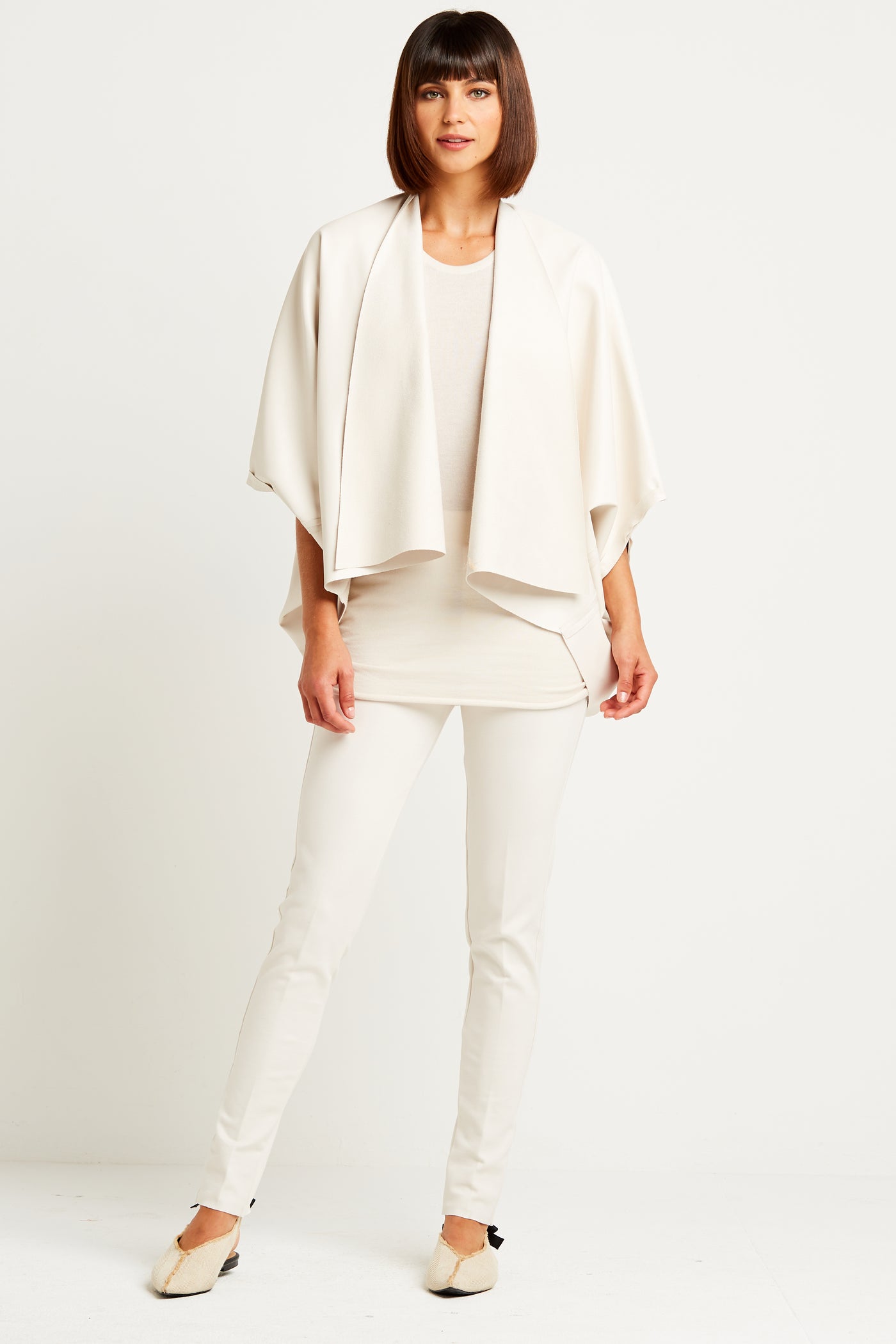 Vegan Leather Lantern Jacket