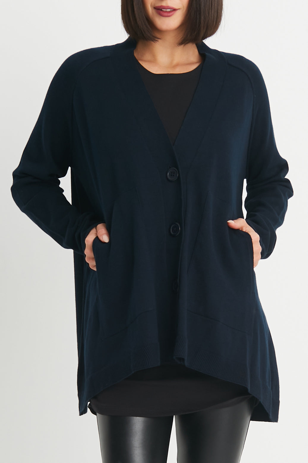 Pima Cotton Varsity Cardigan