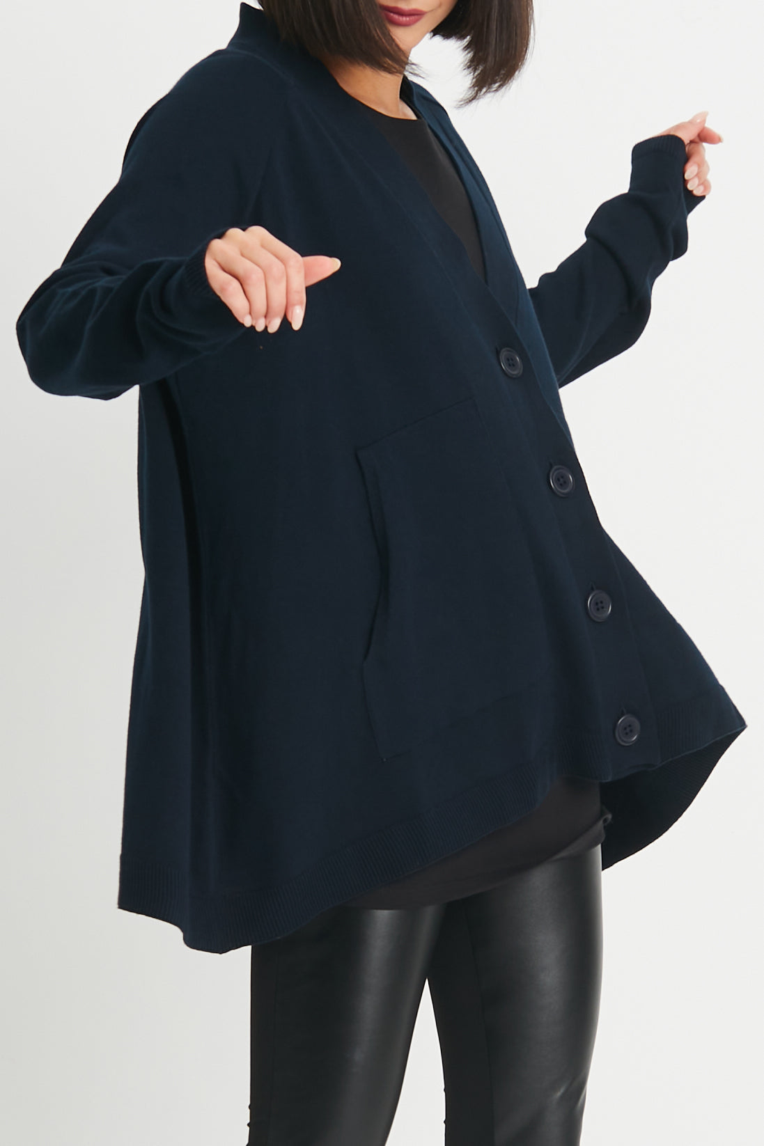Pima Cotton Varsity Cardigan
