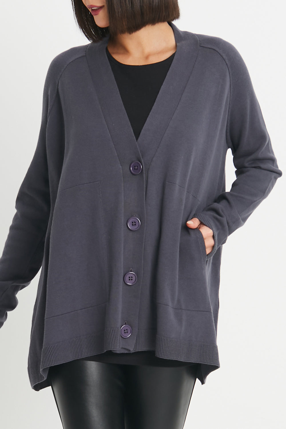 Pima Cotton Varsity Cardigan