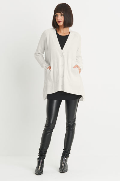Pima Cotton Varsity Cardigan