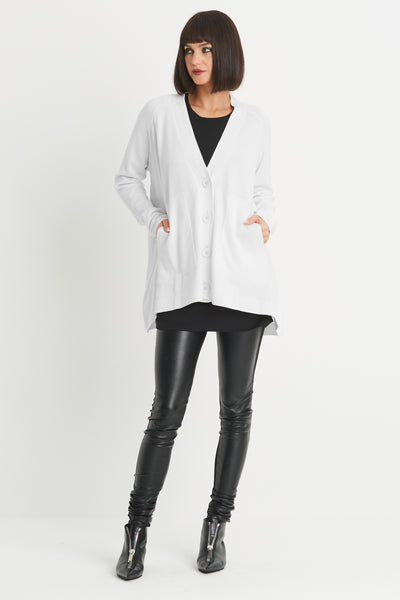Pima Cotton Varsity Cardigan