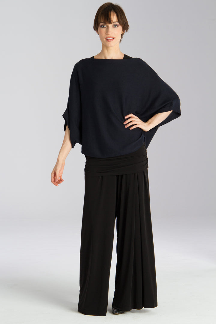 Matte Jersey One Pleat Pant