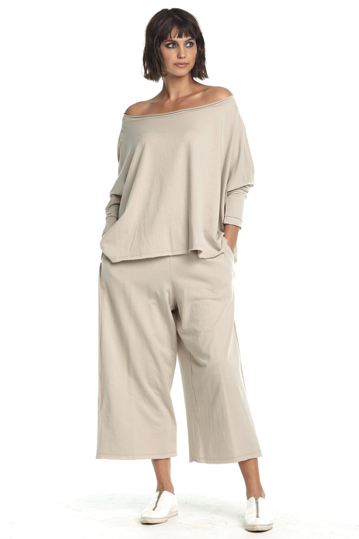 French Terry Crop Pant