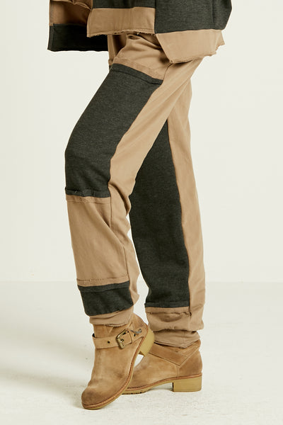French Terry Patched Up Pant