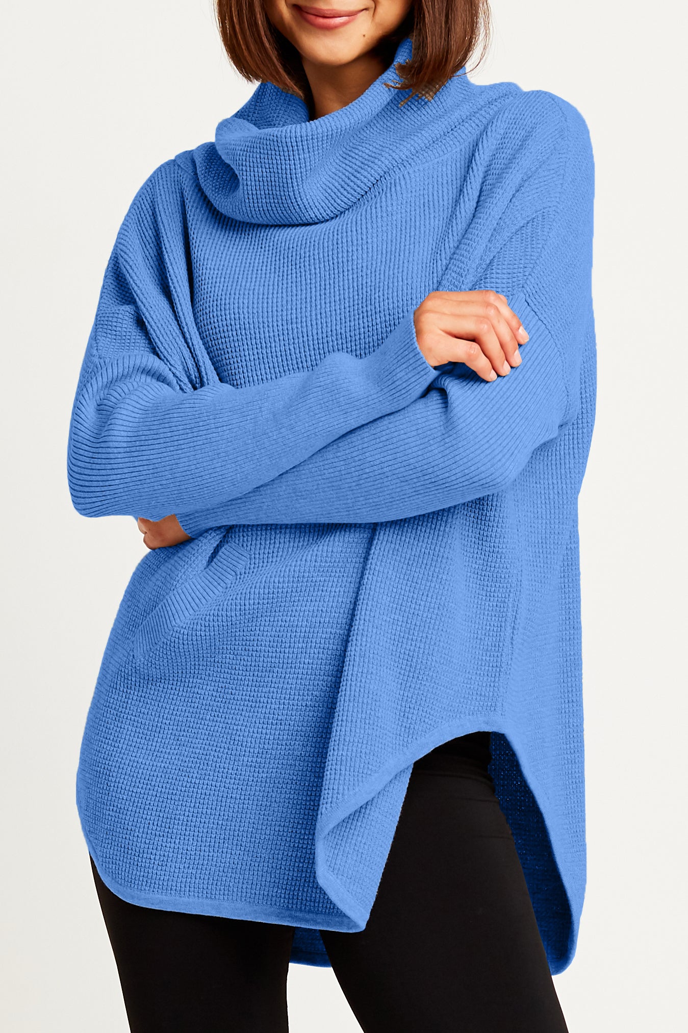O'Connell's Pima Cotton V-Neck Sweater - Sky Blue (3551)