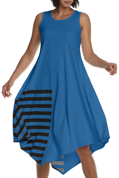 Pima Cotton Bar Code Hanky Dress