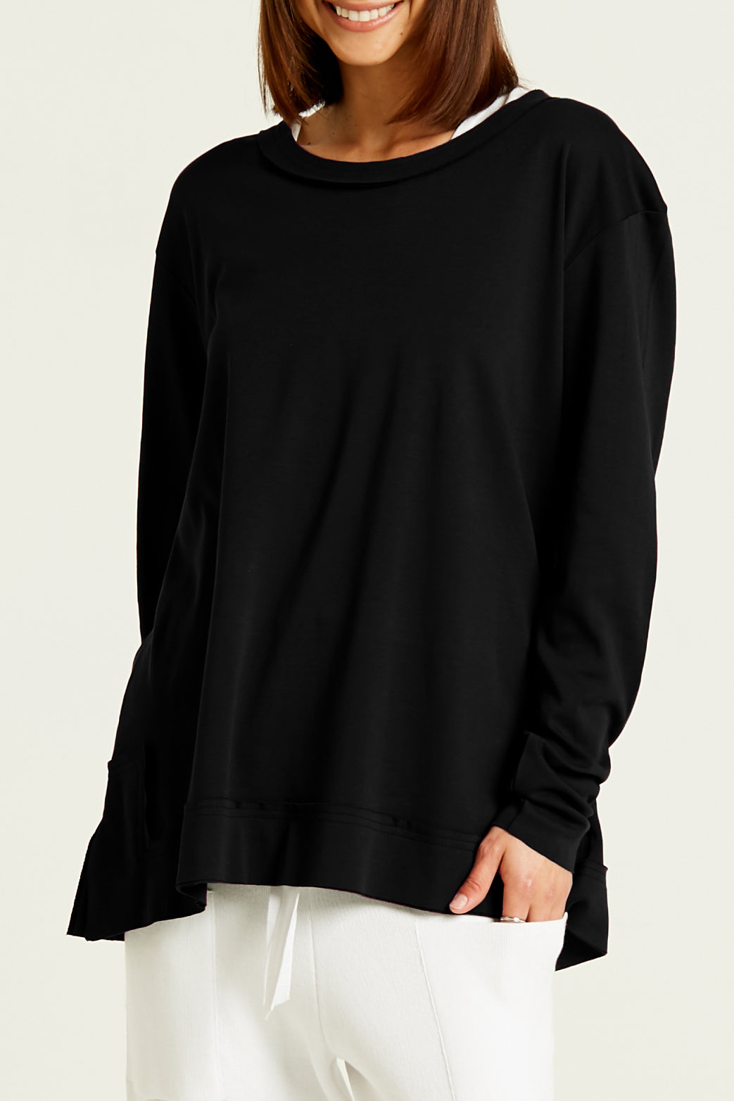 Pima Cotton Detail Tee