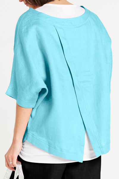 Handkerchief Linen Reversible Top